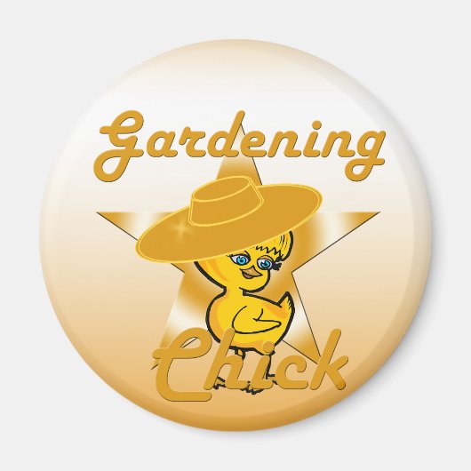 Gardening Chick #10 Magneet (Voorkant)
