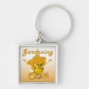 Gardening Chick #10 Sleutelhanger