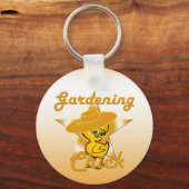 Gardening Chick #10 Sleutelhanger (Voorkant)