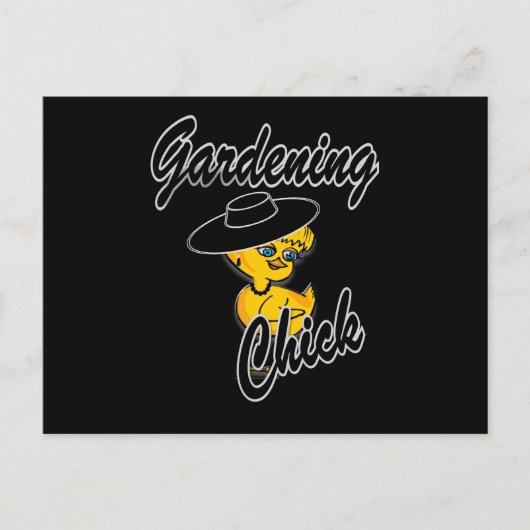 Gardening Chick #4 Briefkaart (Voorkant)