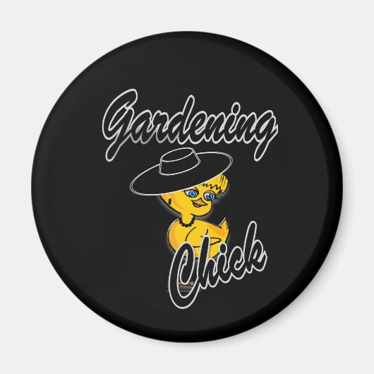 Gardening Chick #4 Magneet (Voorkant)