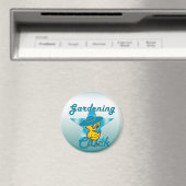 Gardening Chick #7 Magneet (Insitu (Vaatwasser))