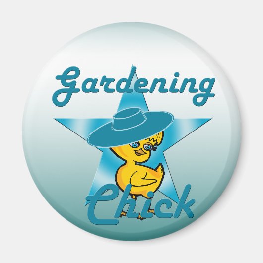 Gardening Chick #7 Magneet (Voorkant)