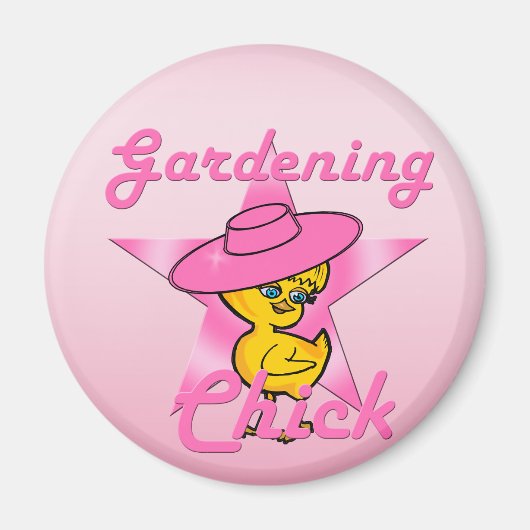 Gardening Chick #8 Magneet (Voorkant)