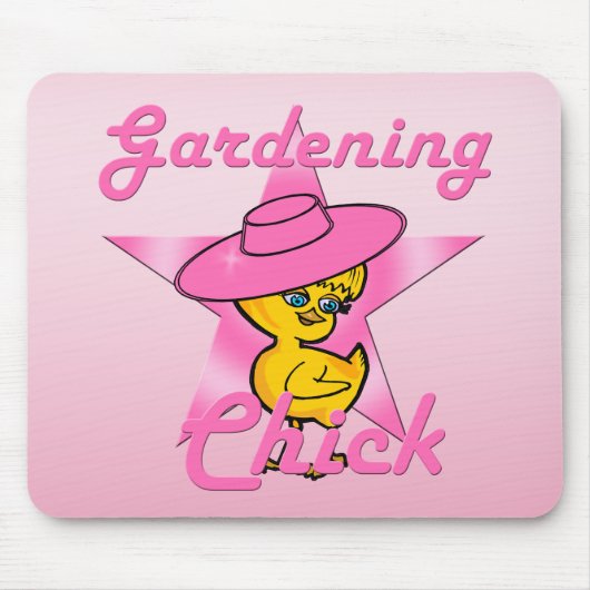 Gardening Chick #8 Muismat (Voorkant)