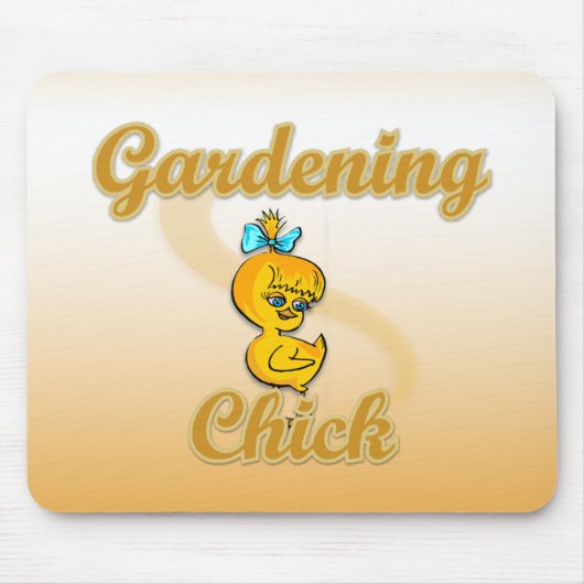Gardening Chick Muismat (Voorkant)