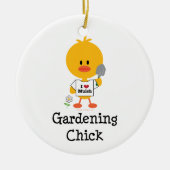 Gardening Chick Ornament (Voorkant)
