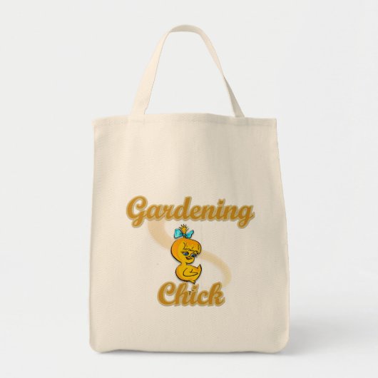 Gardening Chick Tote Bag (Voorkant)