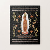 Gardening Citaat Floral Folk Art Legpuzzel (Verticaal)