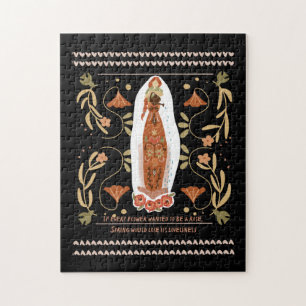 Gardening Citaat Floral Folk Art Legpuzzel