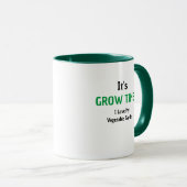 Gardening Coffee Mug "It's Grow Time" Mok (Voorkant rechts)