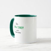 Gardening Coffee Mug "It's Grow Time" Mok (Voorkant links)