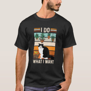 Gardening EE I doe wat ik wil met UXedo Cat Design T-shirt