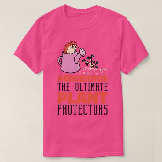 Gardening Egel-plankbottentuin T-shirt (Design voorkant)