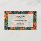 Gardening en bloemen visitekaartje (Achterkant)