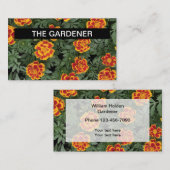 Gardening en bloemen visitekaartje (Voorkant / Achterkant)