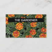 Gardening en bloemen visitekaartje (Voorkant)