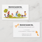 Gardening en landschapsarchitectuur visitekaartje (Voorkant / Achterkant)