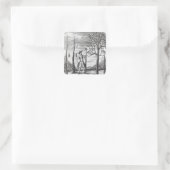 Gardening en Plant Maladies Vierkante Sticker (Tas)