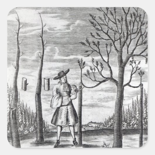 Gardening en Plant Maladies Vierkante Sticker (Voorkant)