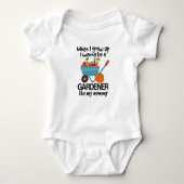 Gardening Future Gardener als mama Romper (Voorkant)