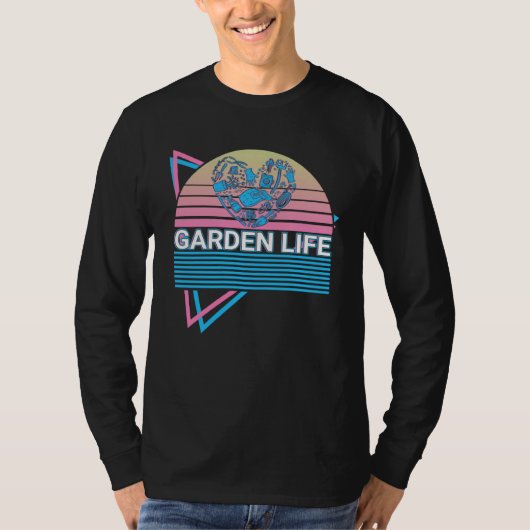 Gardening Gardener Retro Garden Life T-shirt (Voorkant)