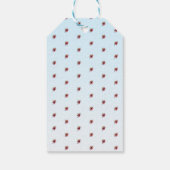 Gardening Girl met zonnebloemen Happy Birthday Cadeaulabel (Achterkant)