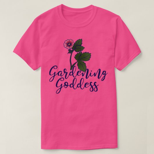 Gardening Goddess T-shirt (Design voorkant)