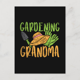 Gardening Grandma Briefkaart