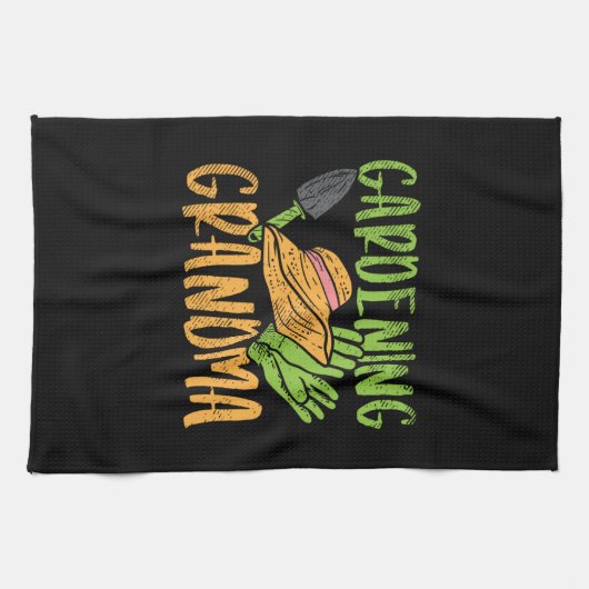 Gardening Grandma Theedoek (Horizontaal)