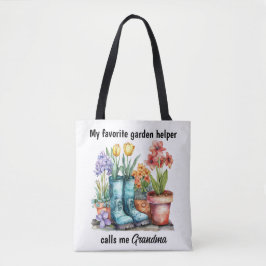 Gardening Grandma Tote Bag