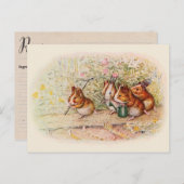 Gardening Guinee Varkens Ontvangen Kaarten (Voorkant / Achterkant)