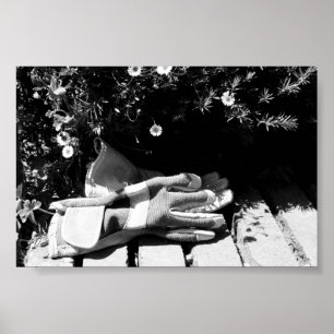 Gardening handschoenen poster