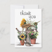 Gardening Hartelijk dank Bedankkaart (Voorkant)