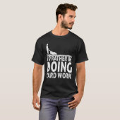 Gardening I'd Rather Be Doing Yard Work Lawn Garde T-shirt (Voorkant volledig)
