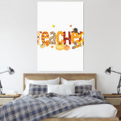 Gardening Ik hou van tuinbouw en mijn Plant van ho Canvas Afdruk (Insitu (Slaapkamer))