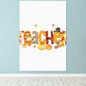 Gardening Ik hou van tuinbouw en mijn Plant van ho Canvas Afdruk (Insitu (Houten vloer))