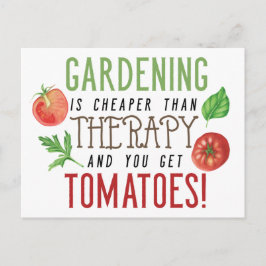 Gardening is beter dan medicijntypografie briefkaart