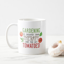 Gardening is beter dan medicijntypografie koffiemok