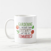 Gardening is beter dan medicijntypografie koffiemok (Links)