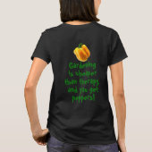 Gardening is goedkoper t-shirt (Achterkant)
