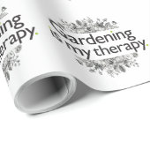 Gardening is mijn therapie cadeaupapier (Rol Hoek)