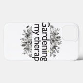 Gardening is mijn therapie Case-Mate iPhone case (Achterkant (horizontaal))