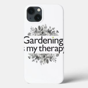 Gardening is mijn therapie Case-Mate iPhone case