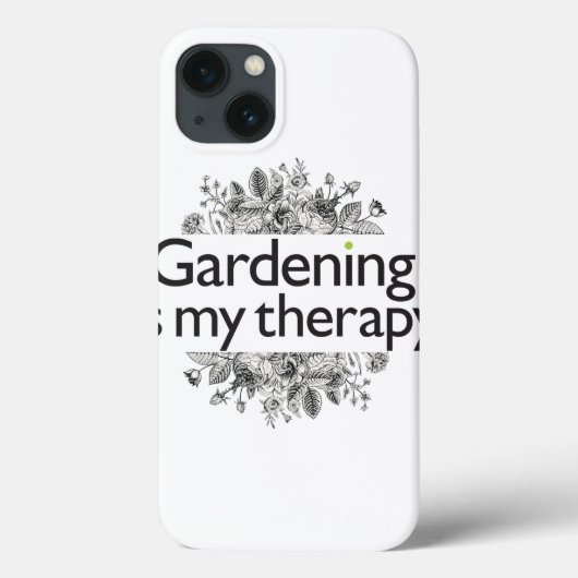 Gardening is mijn therapie Case-Mate iPhone case (Achterkant)