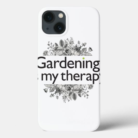 Gardening is mijn therapie Case-Mate iPhone case (Achterkant)