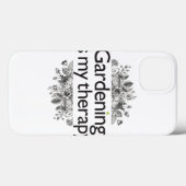 Gardening is mijn therapie Case-Mate iPhone case (Achterkant (horizontaal))