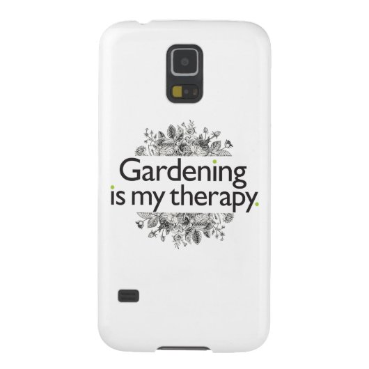 Gardening is mijn therapie Case-Mate samsung galaxy hoesje (Achterkant)