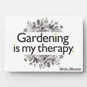 Gardening is mijn therapie fotoplaat