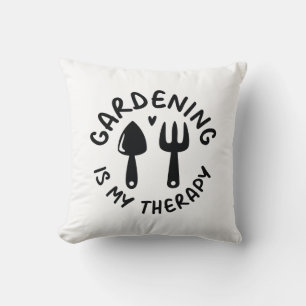 Gardening is mijn therapie kussen